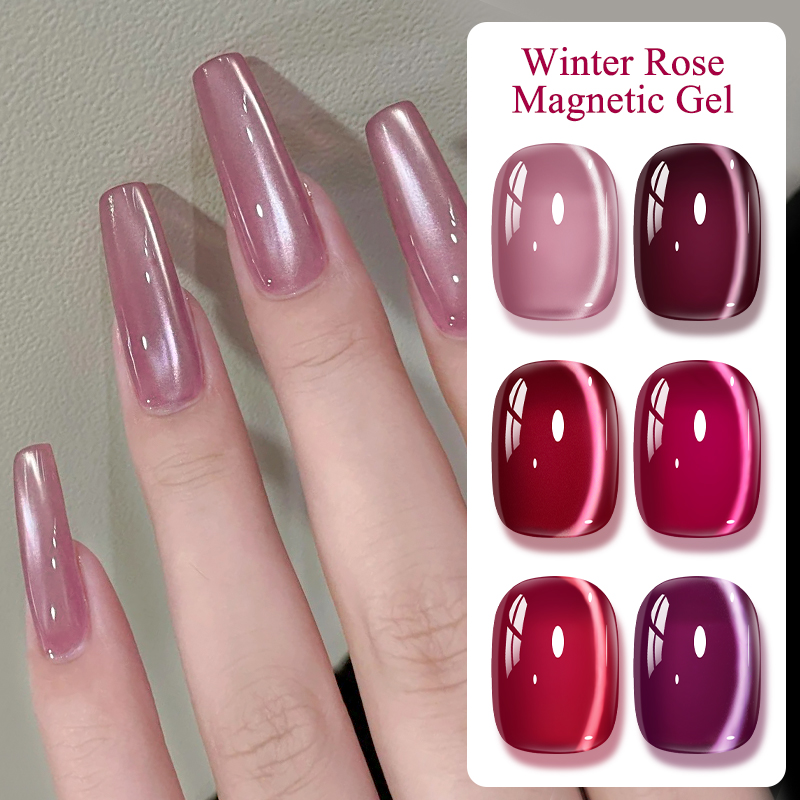 Rose hiver Rose chat Gel magné - Nail Art Valentines Day avis et prix