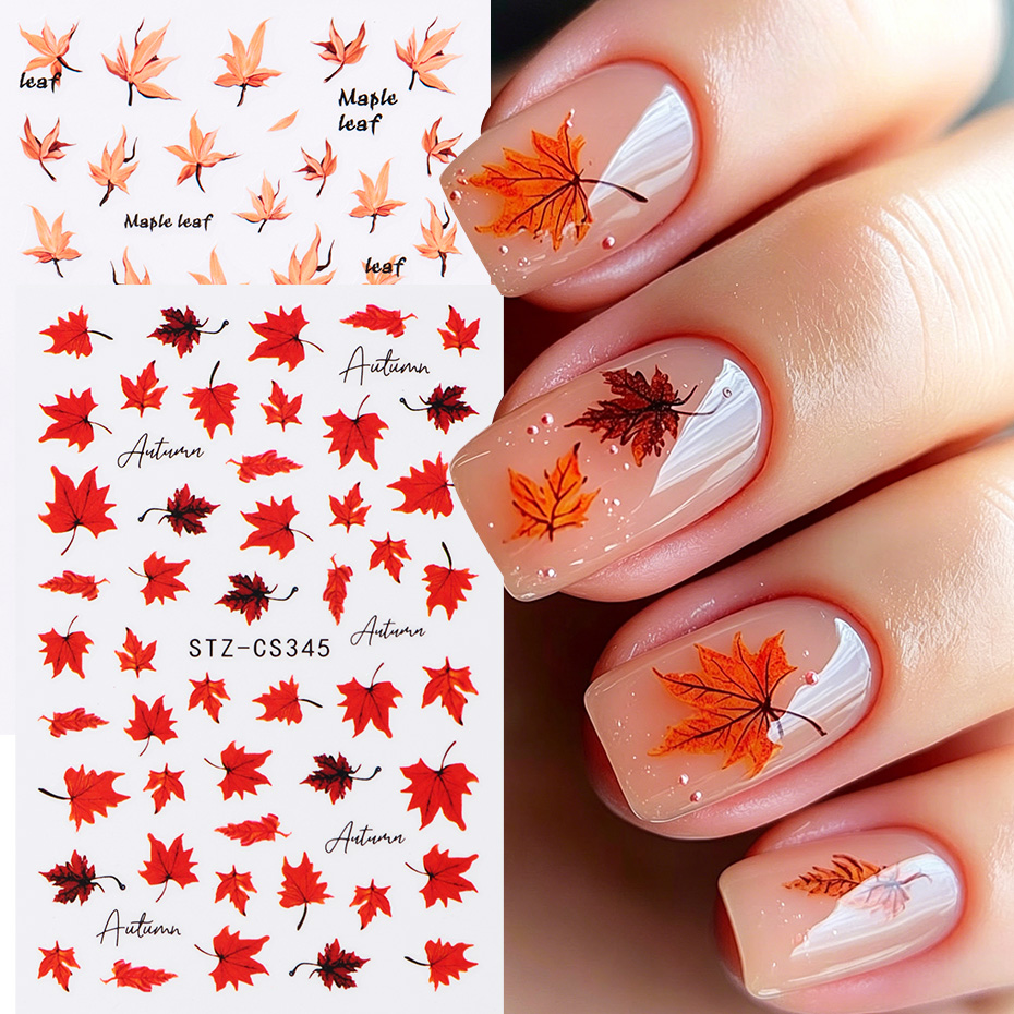 2 autocollants pour ongles en  - Nail Art Orange avis et prix