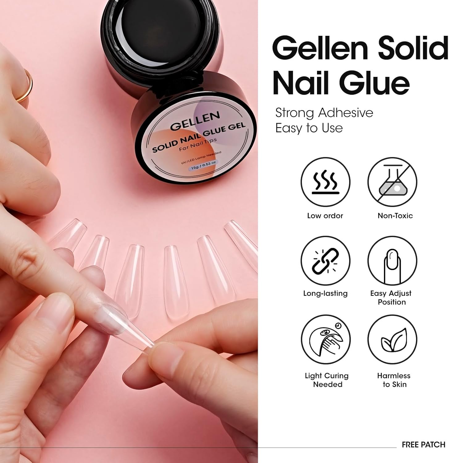 GELLEN Gel Solide Transparent  - Nail Art Ombre avis et prix