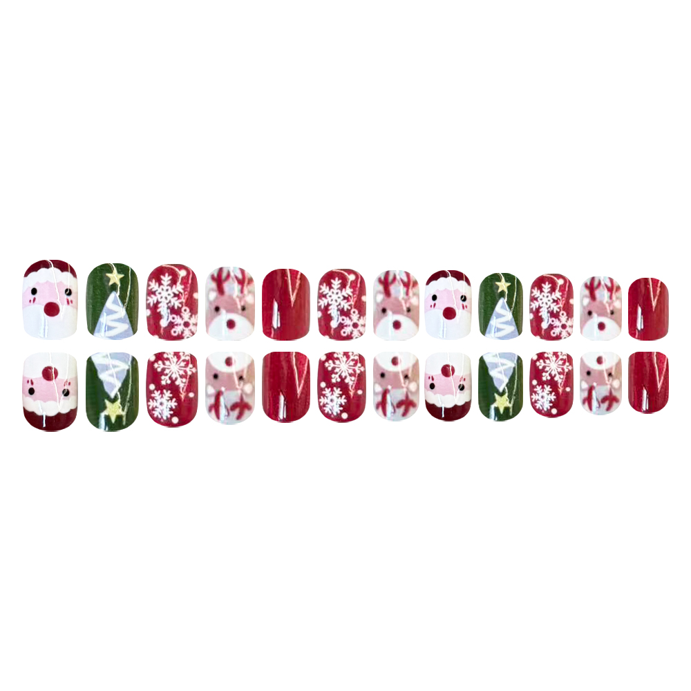 Ongles à presser de Noël, moti - Nail Art Press On avis et prix