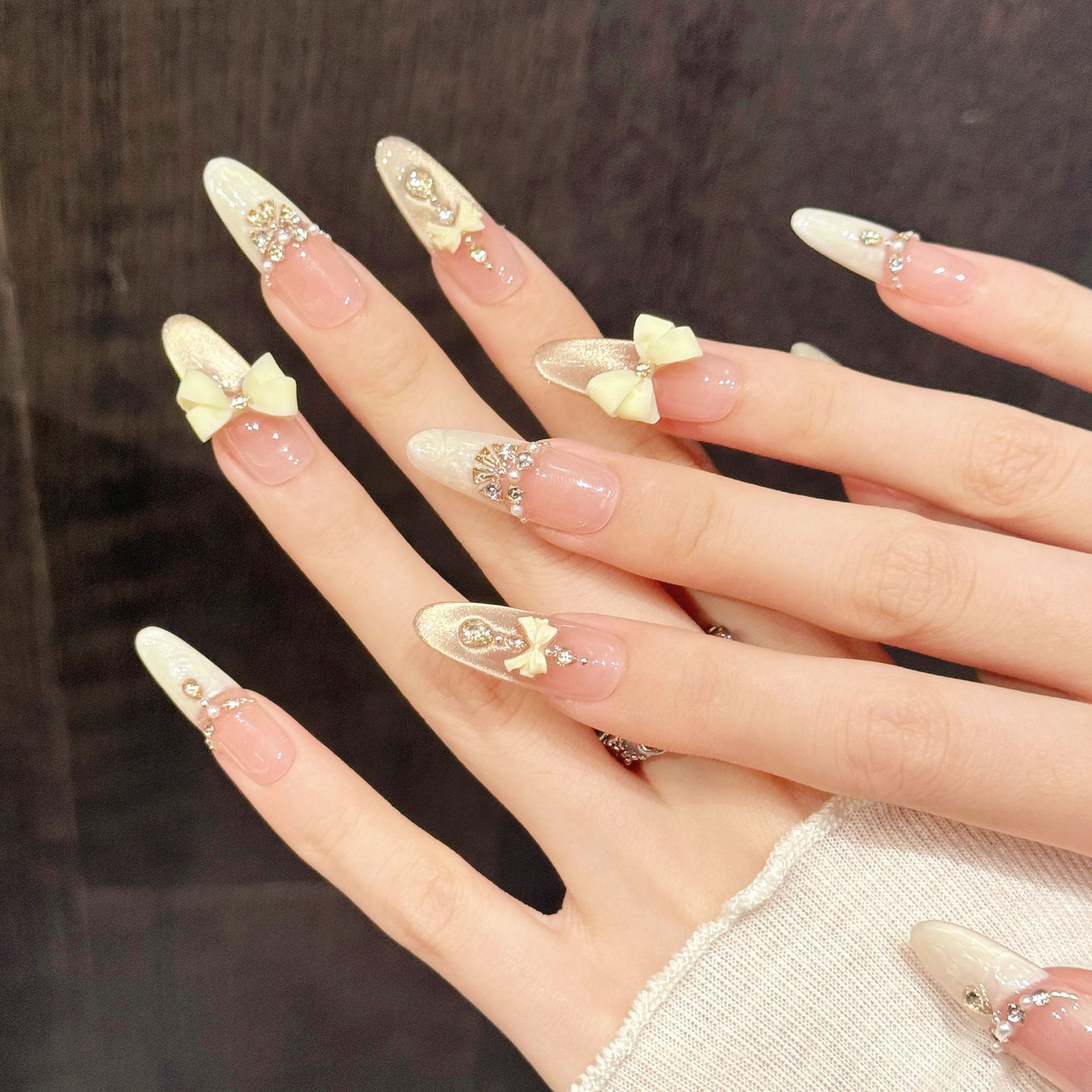 10 pièces presse à la main sur - Nail Art Press On avis et prix