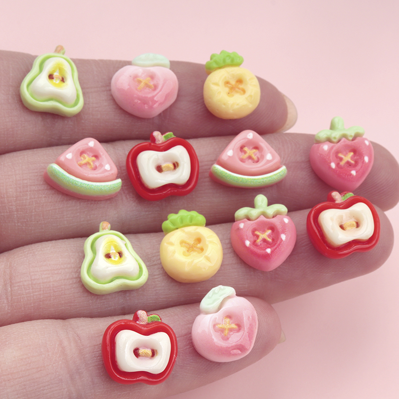 Mini Cabochon en résine de fru - Nail Art Ombre avis et prix