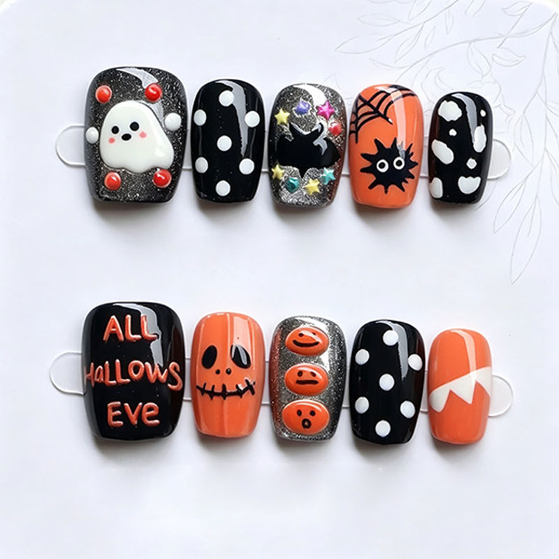 10 pièces d'ongles à coller po - Nail Art Press On avis et prix